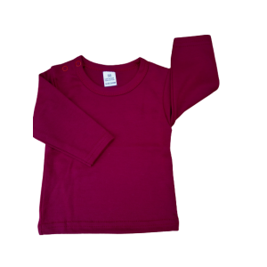 t-shirt bordeaux rood